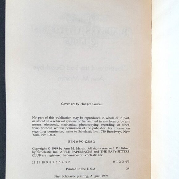 THE BABYSITTERS CLUB LOT OF 15 BOOKS VINTAGE SCHOLASTIC 1990s ANN M. MARTIN 1-27 - Picture 11 of 14